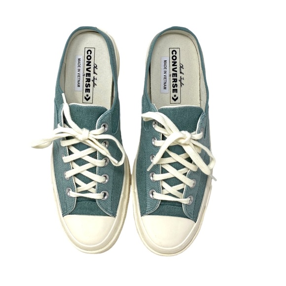 Converse Chuck 70 Mule Slip Shoes Canvas Green Men’s Size Sneakers A00540C - Picture 7 of 9